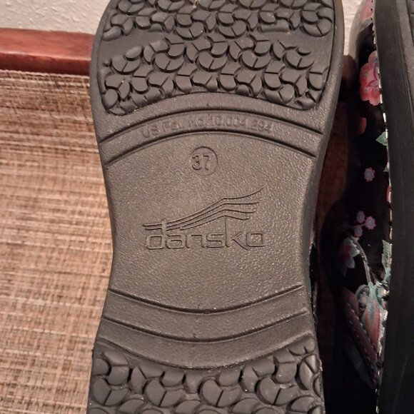 Excellent Dansko XP 2.0 Patent Women's Shoes, Paisley Floral, EUR 37 (US 6.5-7) - Picture 6 of 11